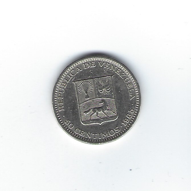  Venezuela 50 Centimos 1965   