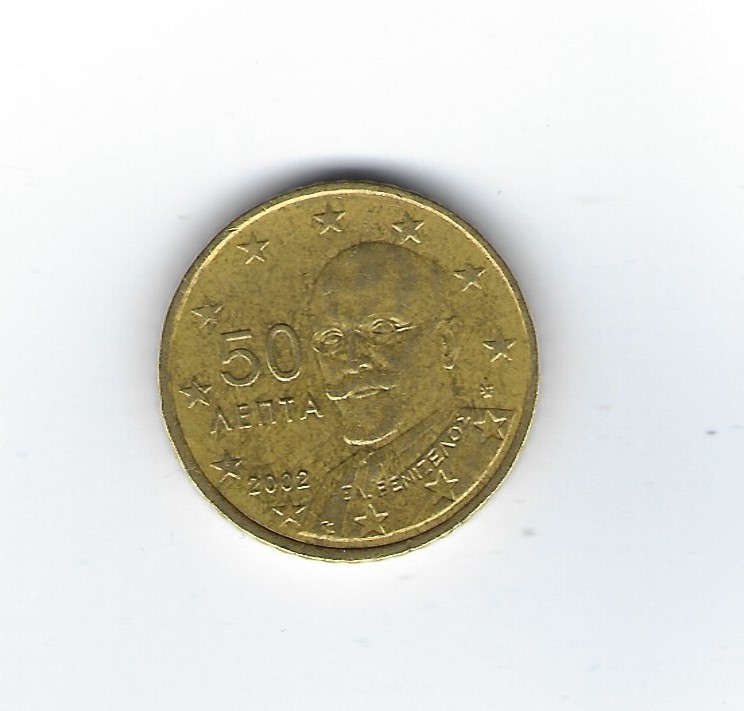  Griechenland 50 Cent 2002 F   