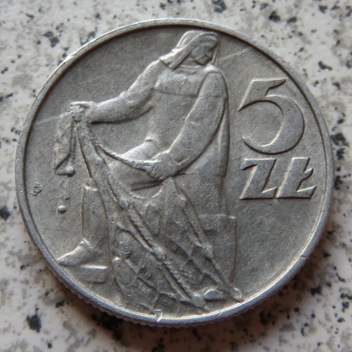  Polen 5 Zloty 1974   