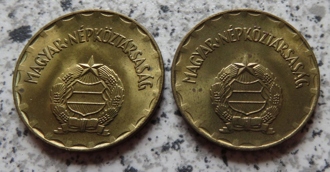  Ungarn 2 Forint 1970 und 1971   