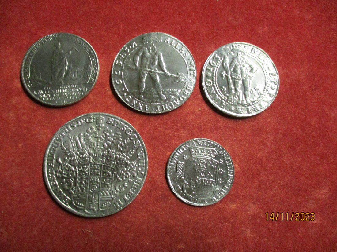  Lot - Sammlung Repliken historischer Prägungen / MC6   