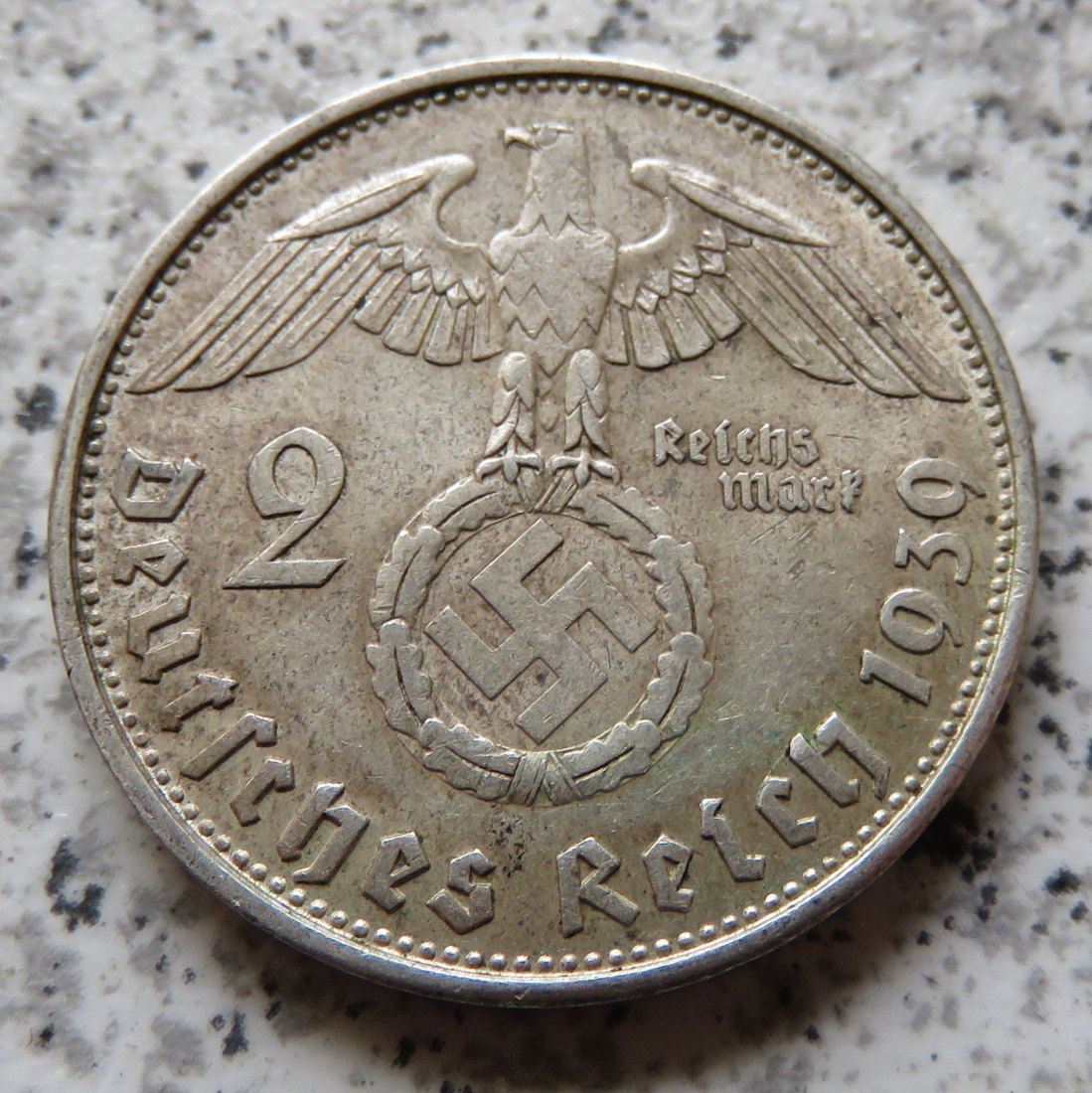  Drittes Reich 2 Reichsmark 1939 B   