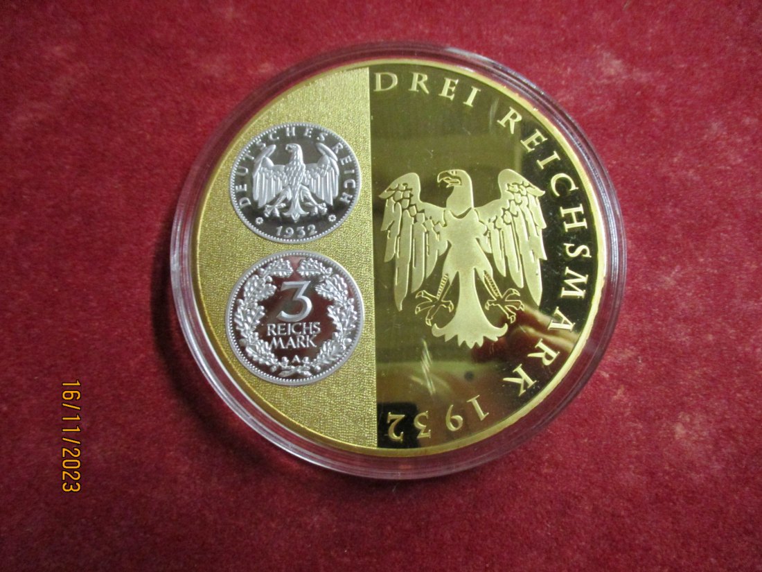  Medaille Gigant Weimarer Republik siehe Foto/ M   
