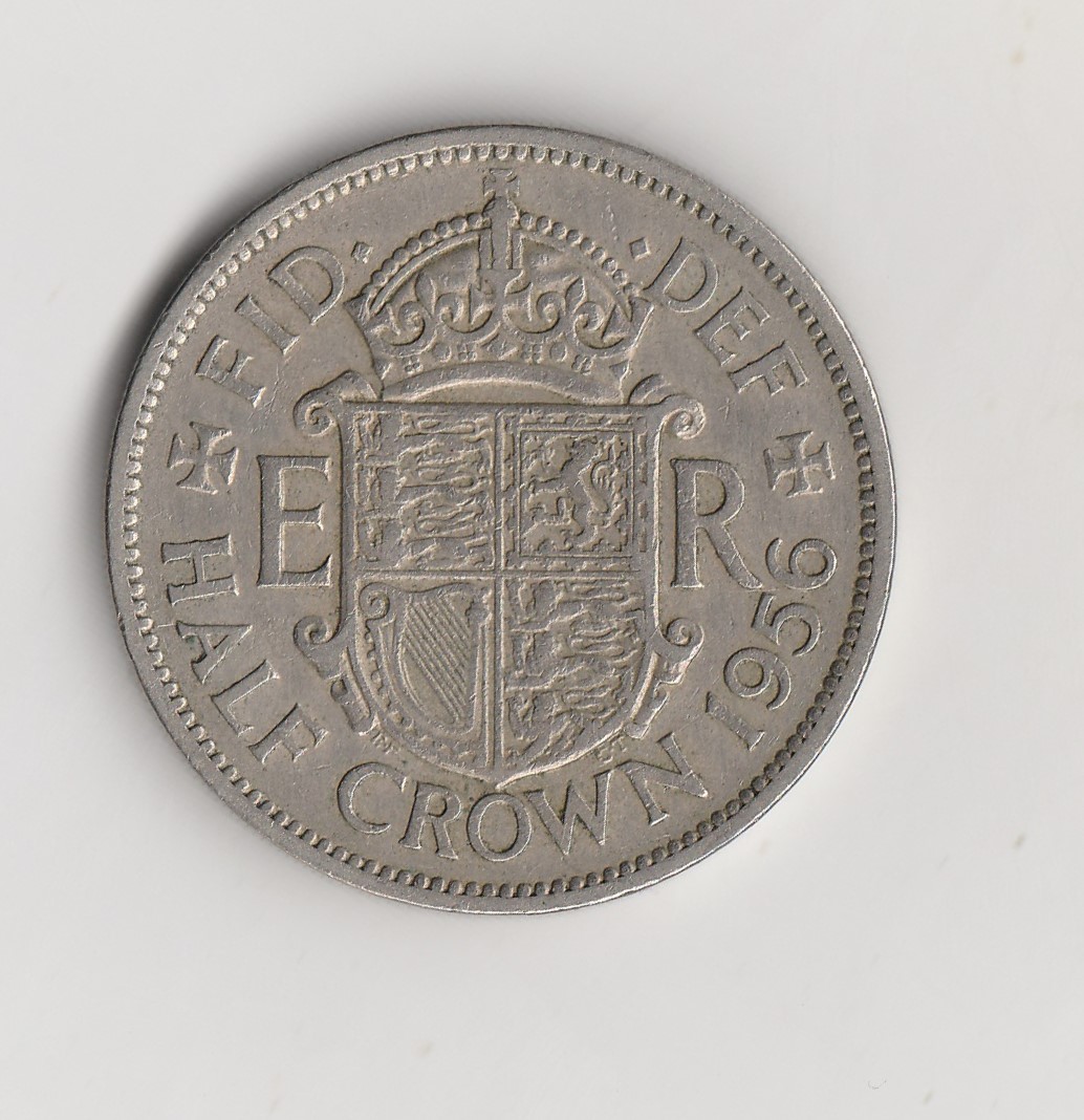  1/2 Crown Großbritannien 1956 (M755)   