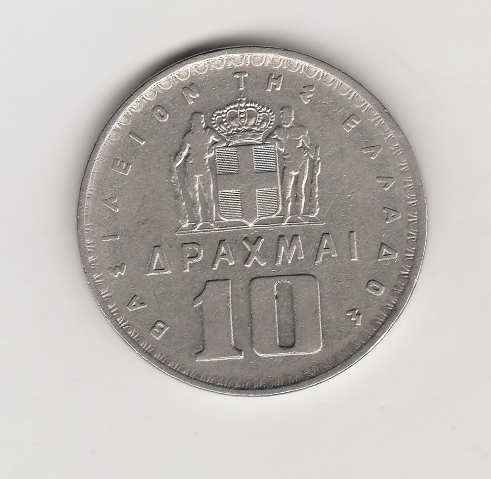  10 Drachmai Griechenland 1959 (M756)   