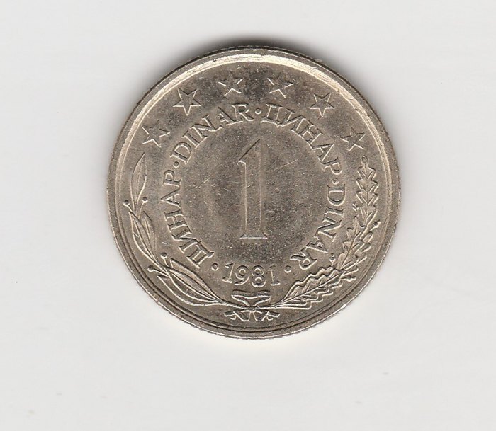  1 Dinar Jugoslawien 1981 (M763)   