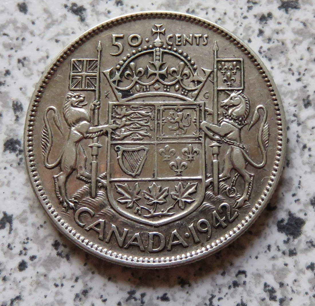  Canada 50 Cents 1942   