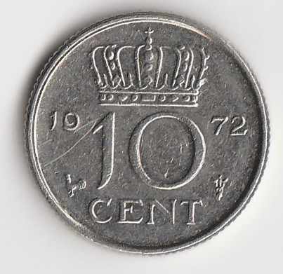  10 Cent Niederlande 1972 (M770)   