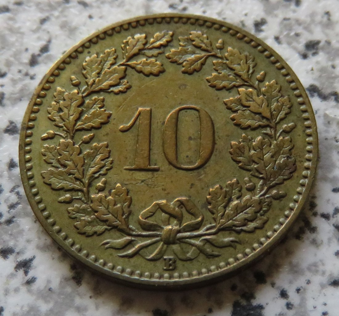  Schweiz 10 Rappen 1918 B   
