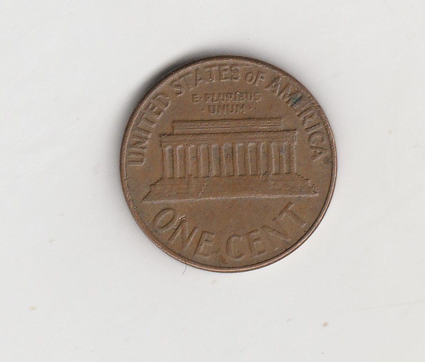  1 Cent USA 1965 ohne Münzzeichen  (M775)   