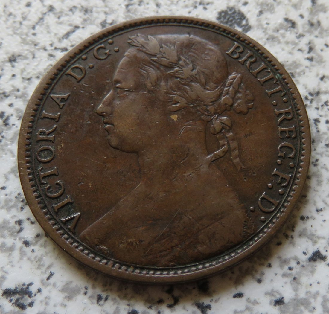  Großbritannien 1 Penny 1875   