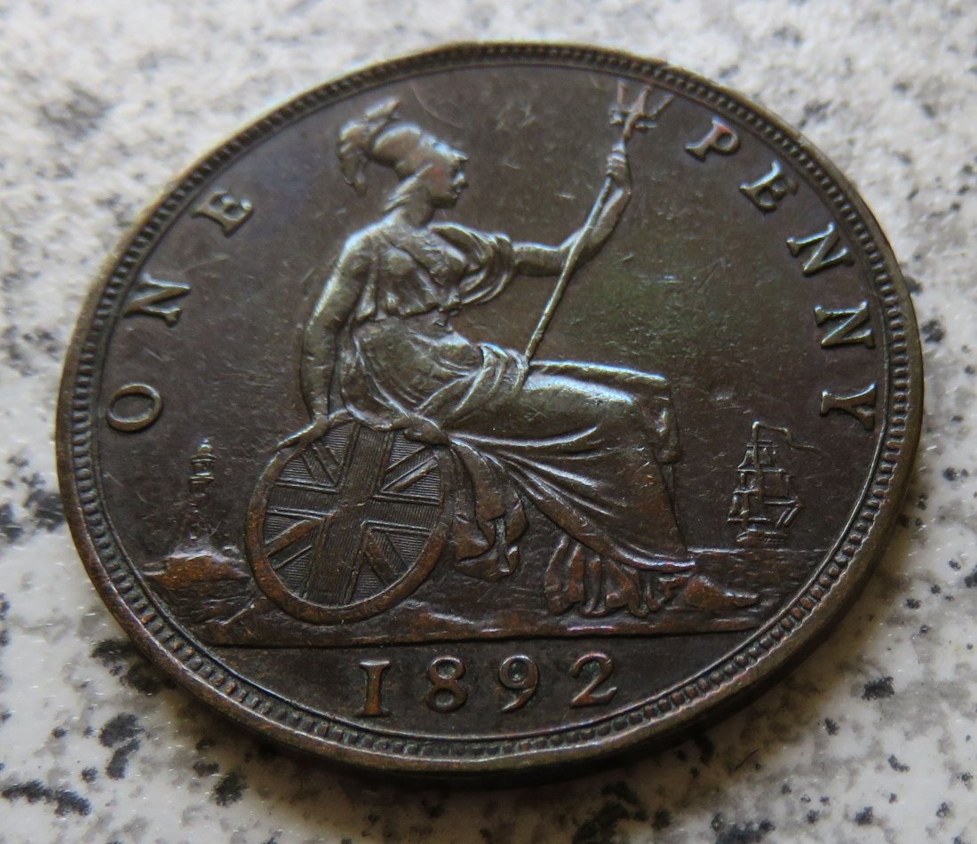  Großbritannien 1 Penny 1892   