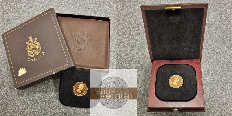 Kanada  100 Dollars MM-Frankfurt Feingold: 15,56g Montreal Olympics 1976 