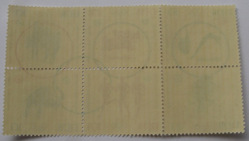  1964, Germany (Democratic Republic), philatelic sheet: Olympic Games Tokyo, MHN, Se-tenant   