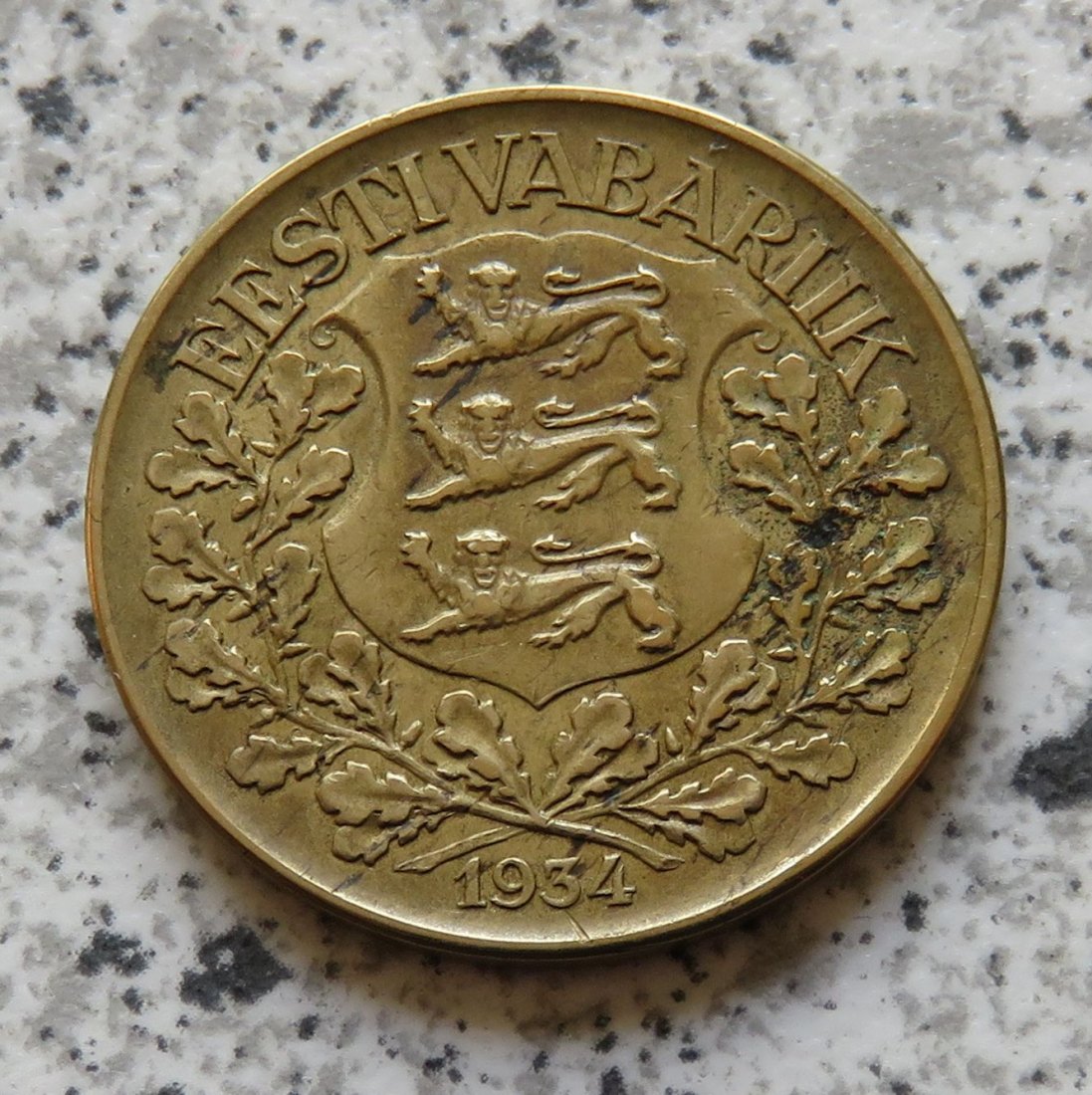  Estland 1 Kroon 1934   