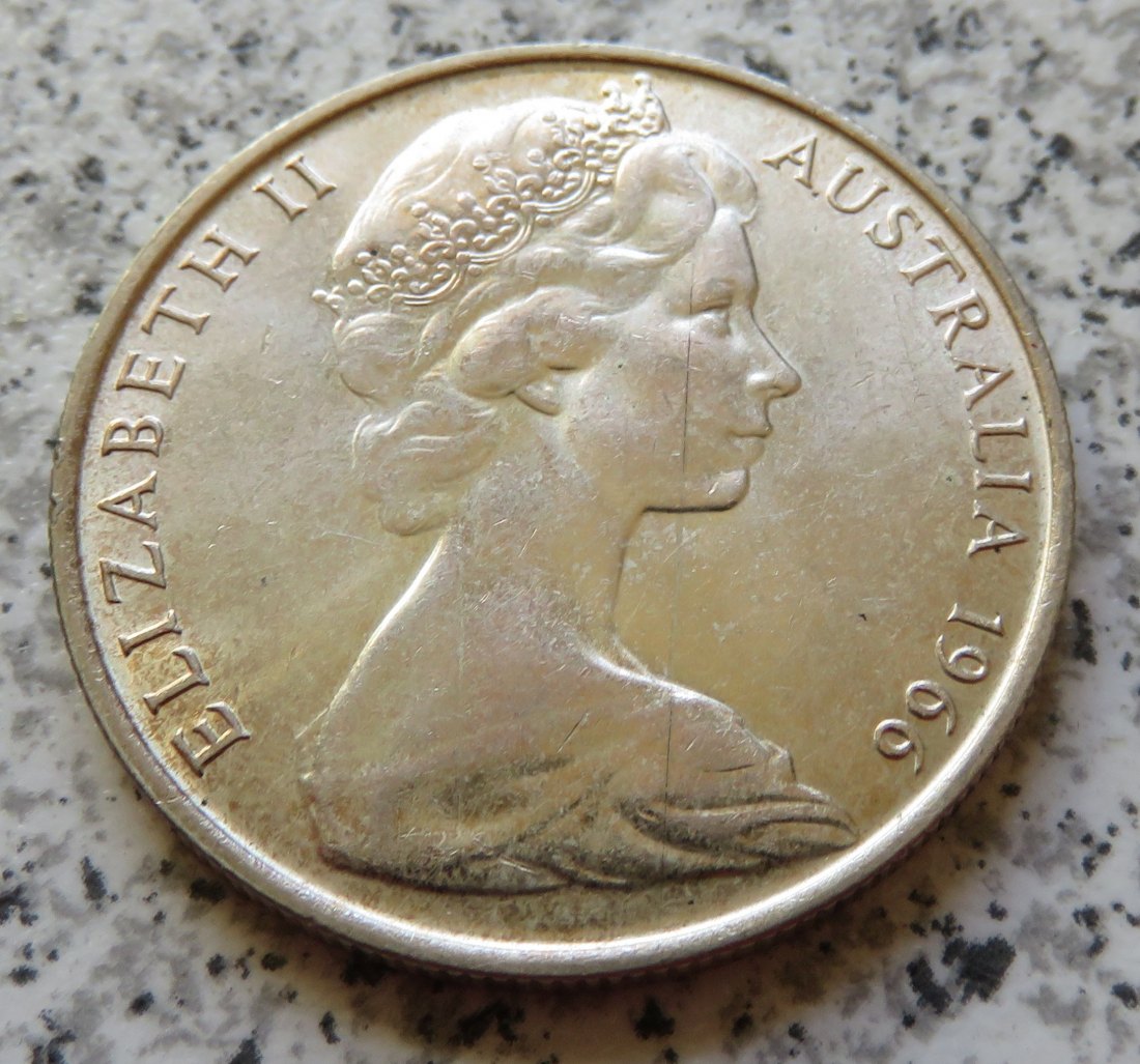  Australien 50 Cents 1966, Silber   