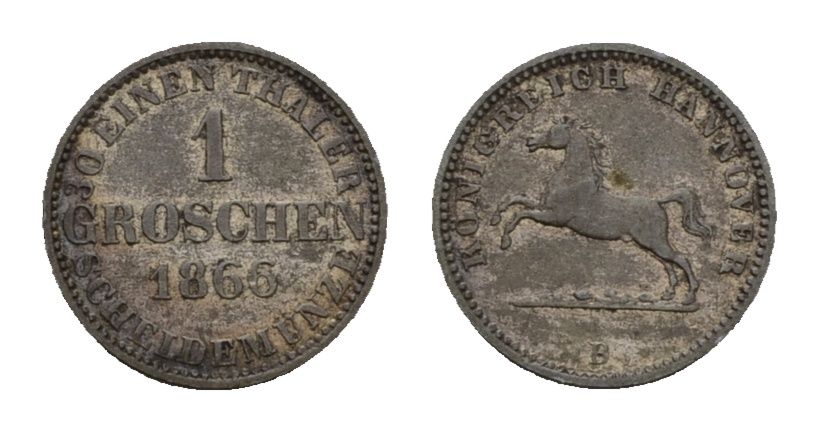  Altdeutschland; Kleinmünze 1866   