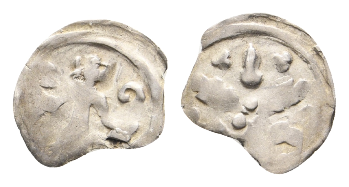  Mittelalter; Brandenburg; Pfennig; 0,44 g   