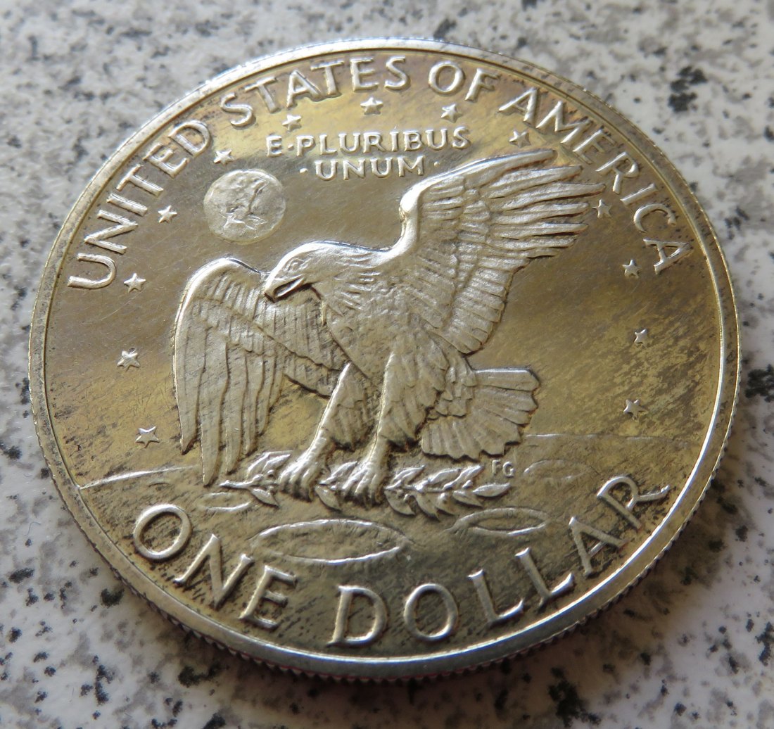  USA Eisenhower Dollar 1972 S, proof, Silber   
