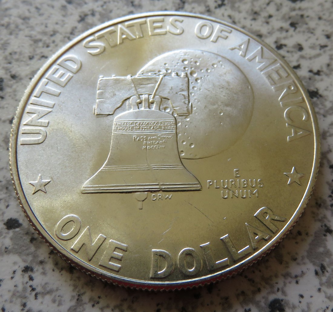  USA Eisenhower Dollar 1976 S, Silber   