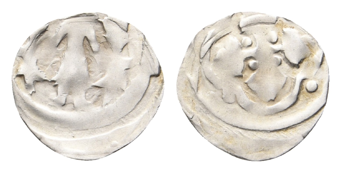  Mittelalter; Brandenburg; Pfennig; 0,63 g   
