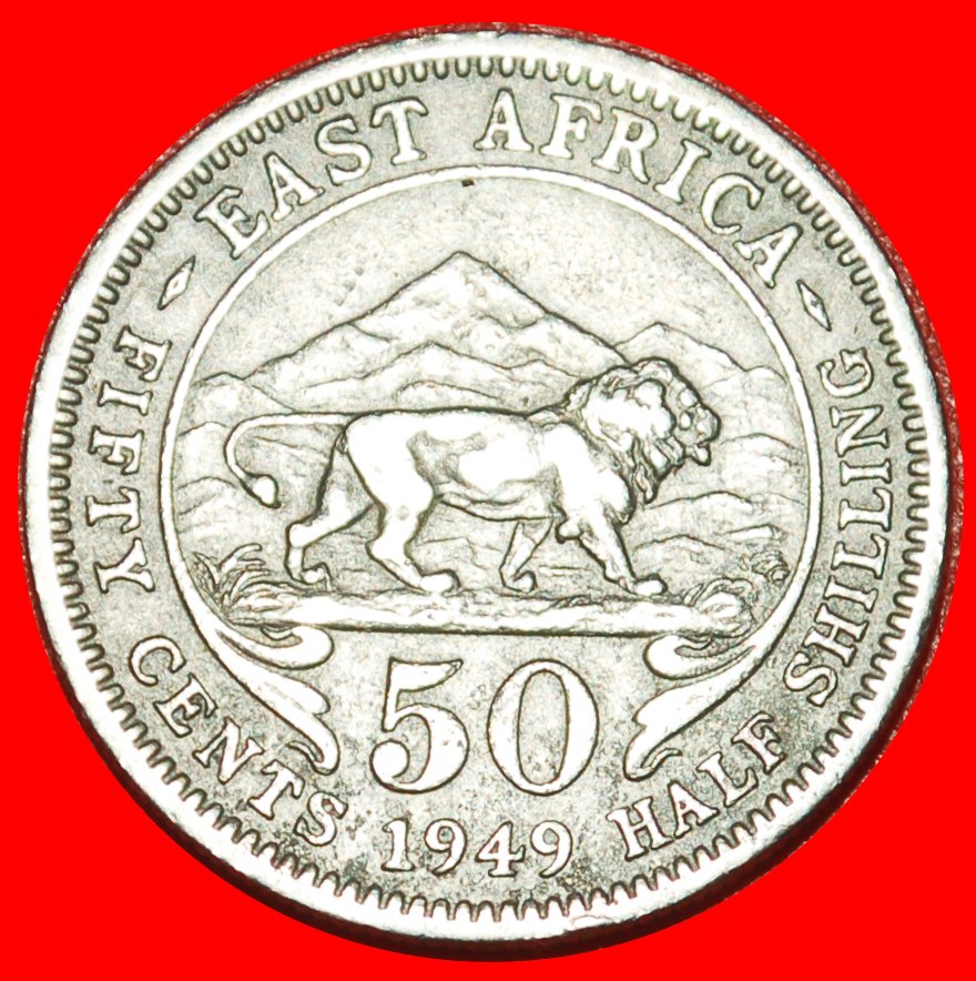  * GREAT BRITAIN (1948-1952): EAST AFRICA★ 50 CENTS 1949! George VI 1937-1952★LOW START ★ NO RESERVE!   