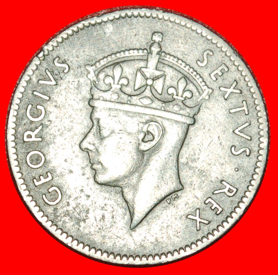  * GROSSBRITANNIEN (1948-1952): OSTAFRIKA ★ 50 CENTS 1949! Georg VI. (1937-1952) OHNE VORBEHALT!   