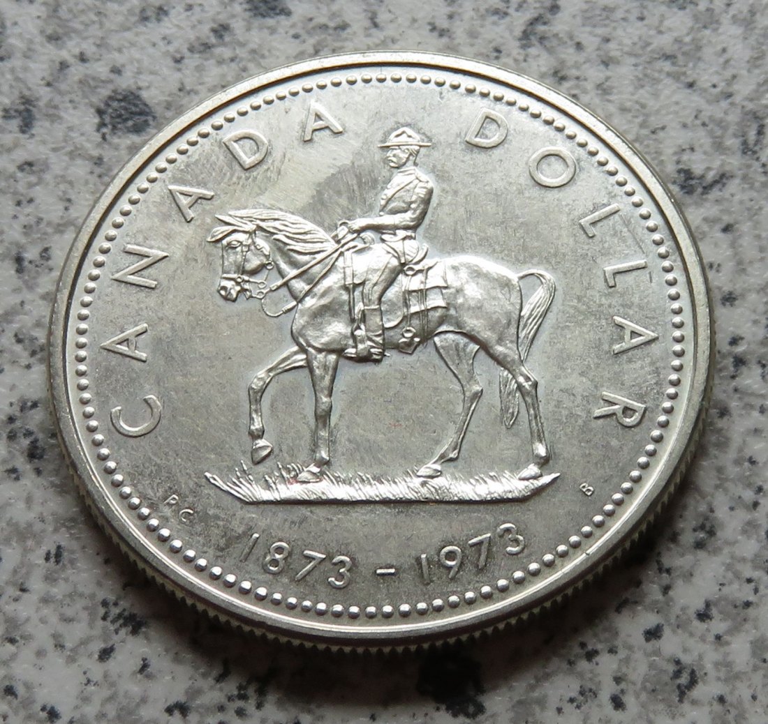 Canada 1 Dollar 1973, Silber   