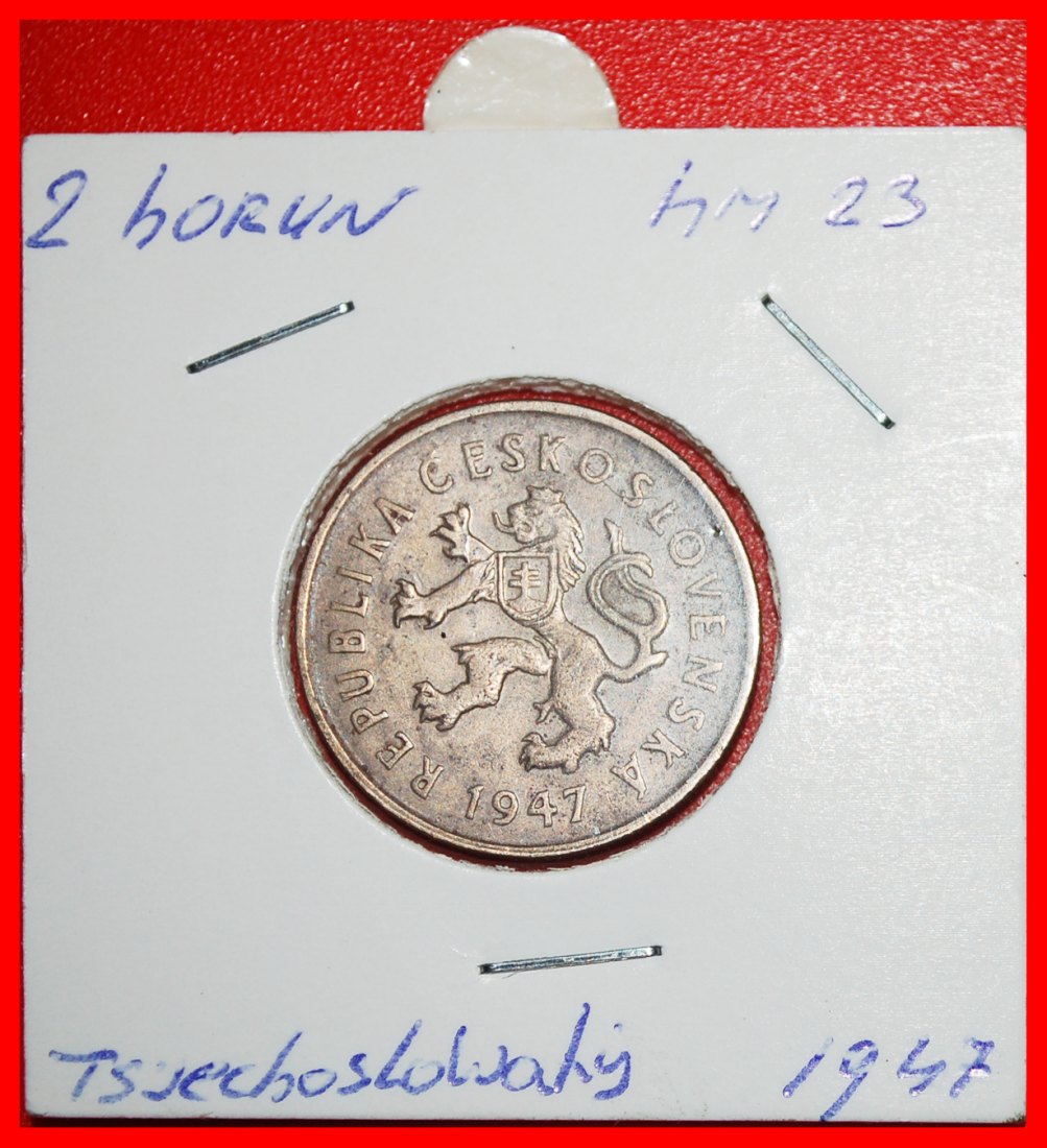  * COMMUNISM (1947-1948): CZECHOSLOVAKIA ★ 2 CROWNS 1947 JANOSHIK (1688-1713)★LOW START ★ NO RESERVE!   