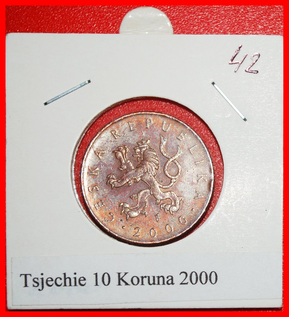  * ERROR MILLENNIUM: CZECH REPUBLIC ★ 10 CROWNS 2000! IN HOLDER!★LOW START ★ NO RESERVE!   