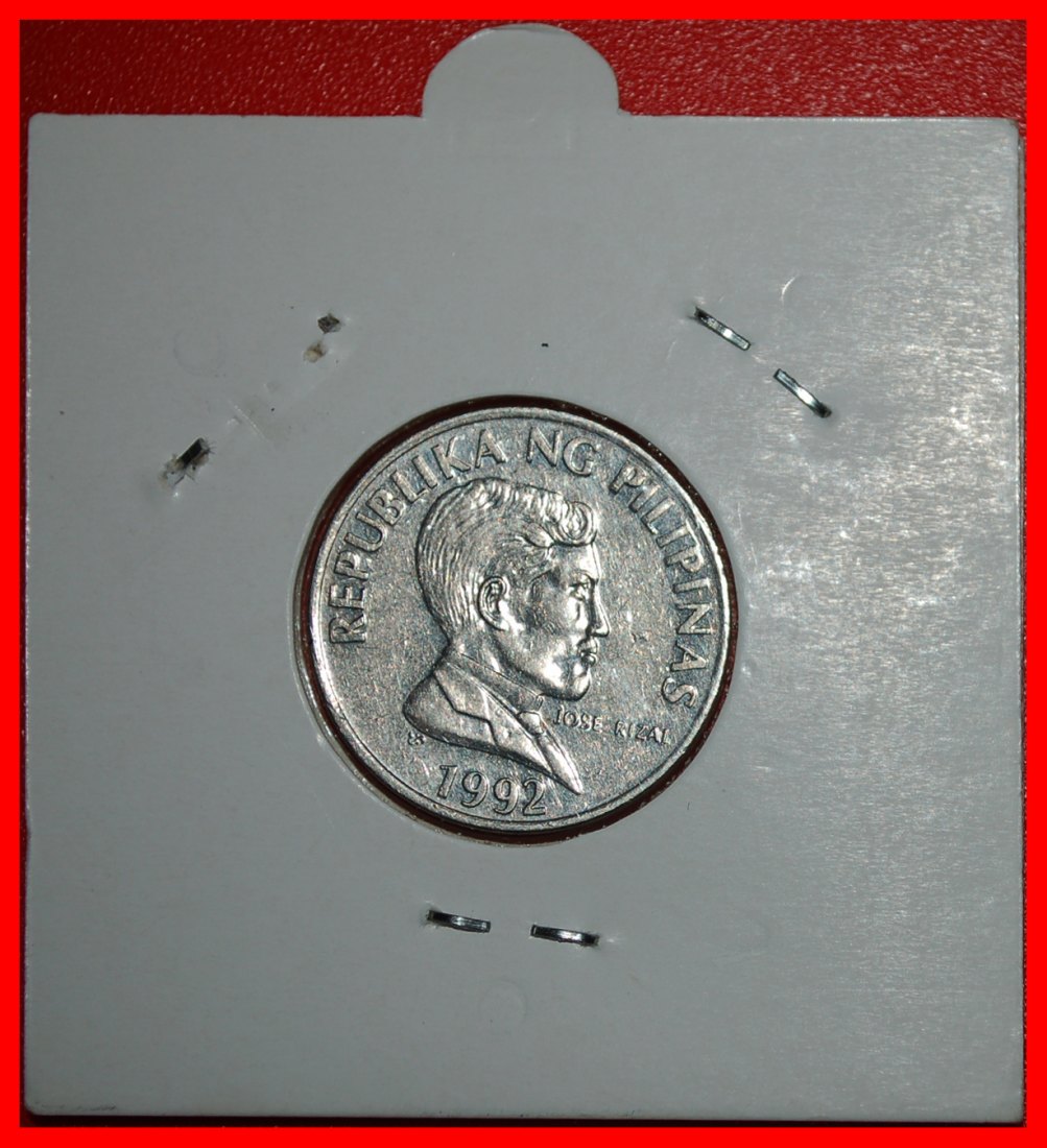  * BULL (1991-1994): PHILIPPINES ★ 1 PISO 1992 MINT LUSTER! IN HOLDER!★LOW START ★ NO RESERVE!   