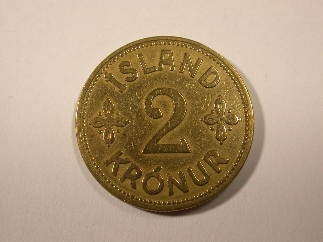 H16 Island 2 Kronur 1940 in ss Originalbilder