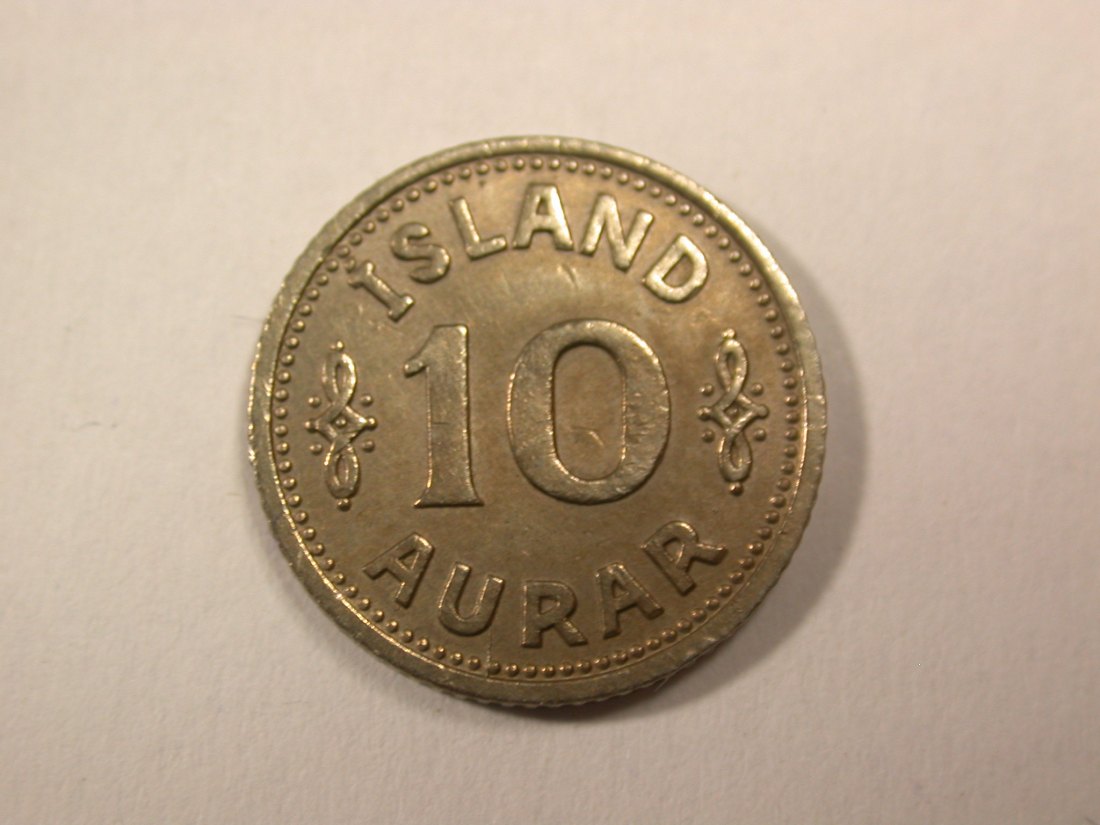 H16 Island 10 Aurar 1940 in ss+/ss-vz Originalbilder