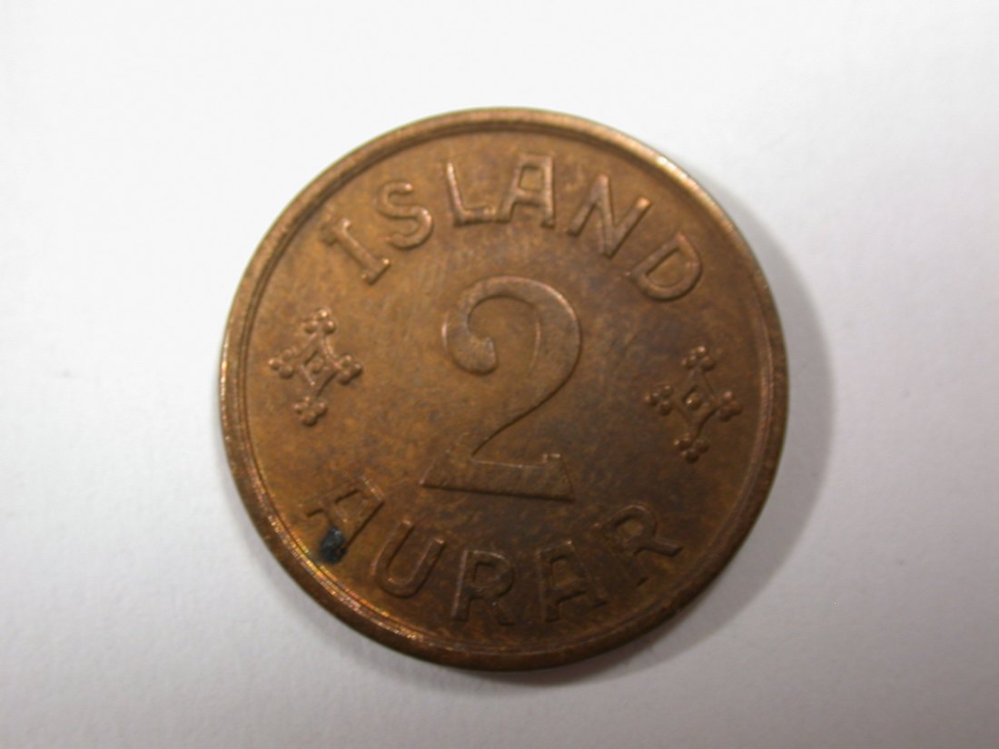 H16 Island 2 Aurar 1926 in f.vz Originalbilder