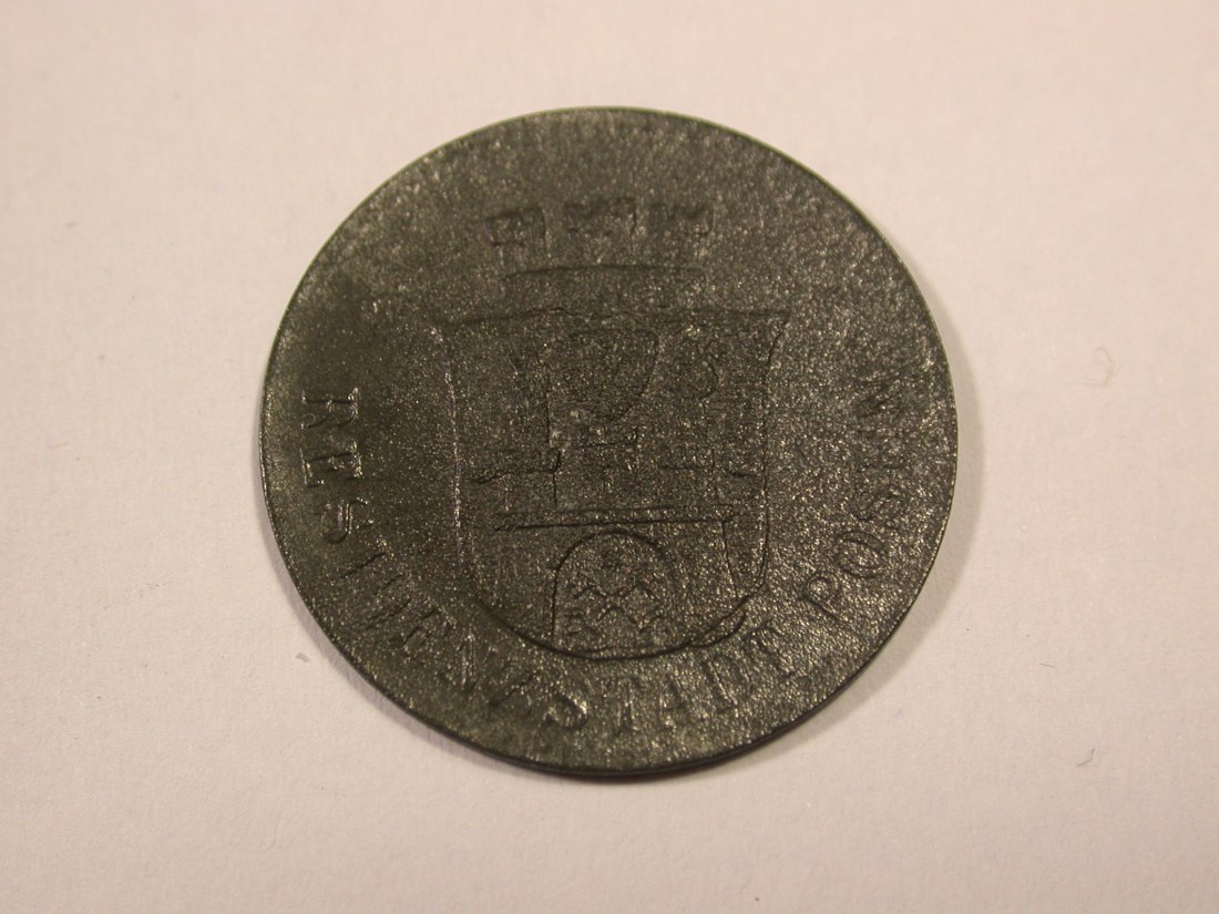  H17  Notgeld Residenzstadt  Posen  10 Pfennig 1917 in ss-vz   Originalbilder   