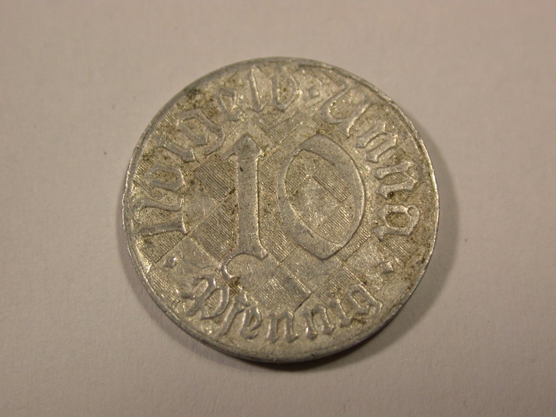  H17  Notgeld  Unna  10 Pfennig 1920  Alu in ss-vz  Originalbilder   