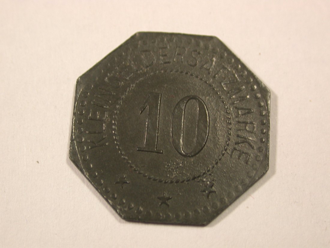  H17  Notgeld  Neustadt HDT  10 Pfennig 1917 vz-st  Originalbilder   