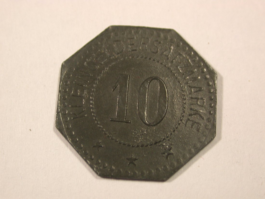 H17 Notgeld Neustadt HDT 10 Pfennig 1917 vz-st Originalbilder