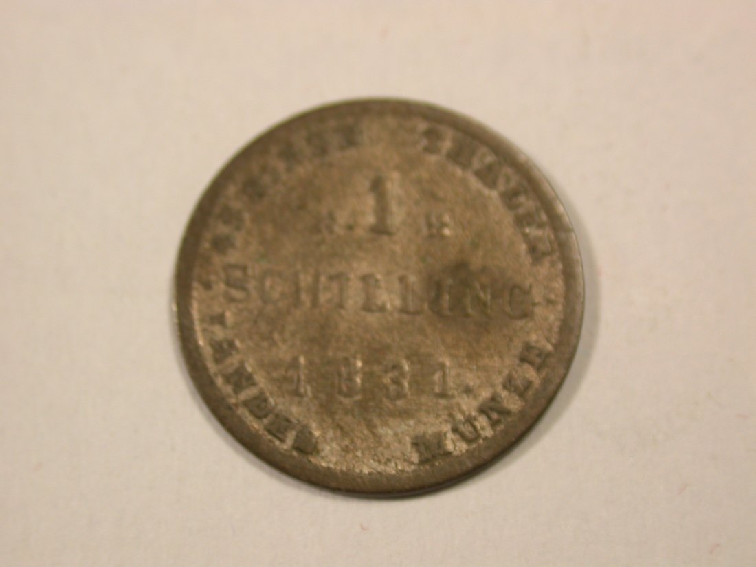 H17 Mecklenburg Schwerin 1 Schilling 1831 ss Originalbilder
