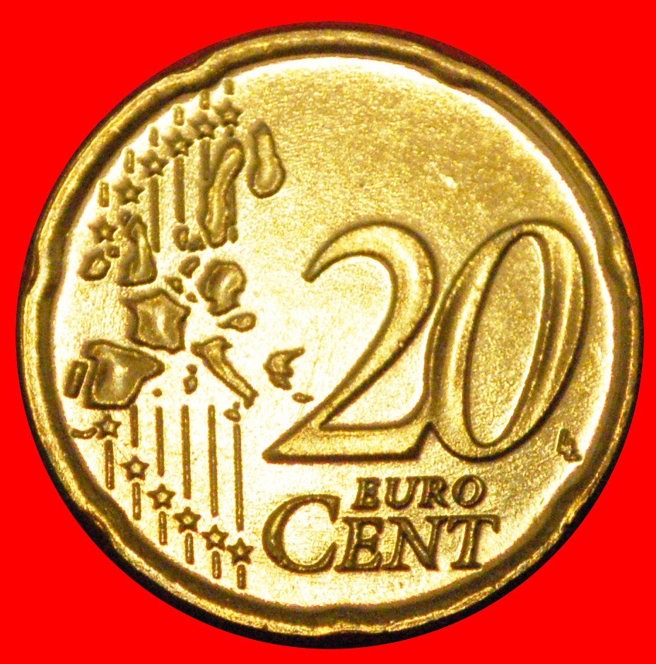  * NORNORDISCHES GOLD (2002-2023): GRIECHENLAND ★ 20 EUROCENT 2004! STG STEMPELGLANZ!★OHNE VORBEHALT!   
