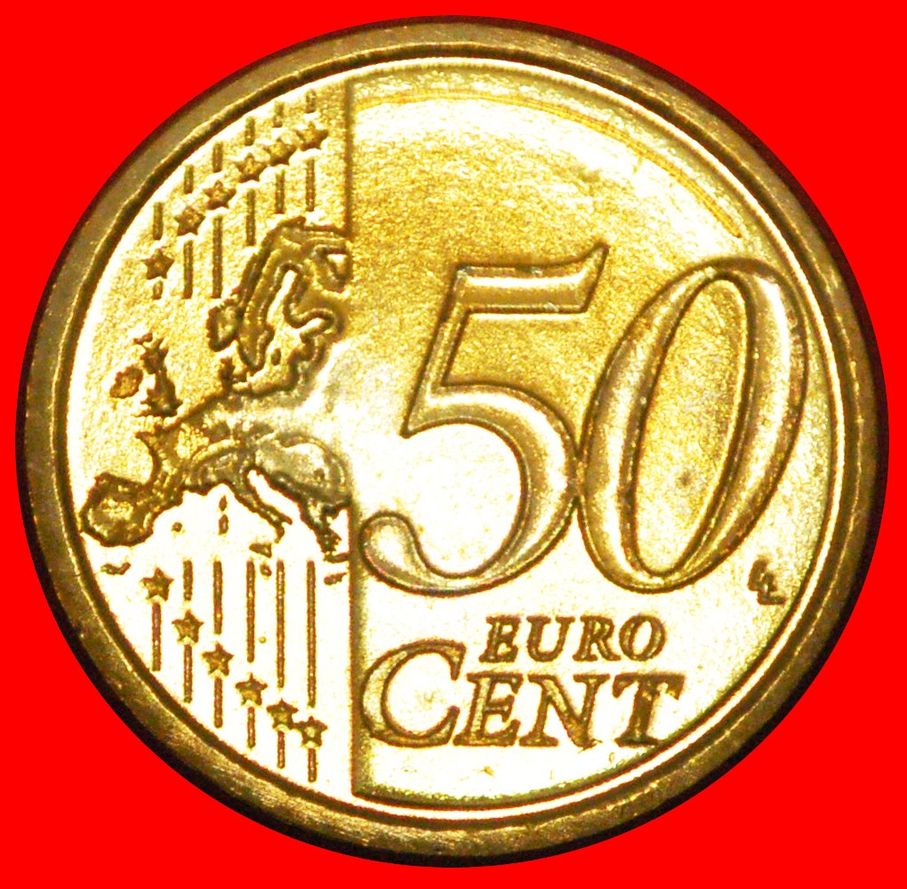  * ITALY (2008-2016): SAN MARINO★50 EURO CENTS 2008R UNCOMMON UNC MINT LUSTRE★ LOW START★ NO RESERVE!   