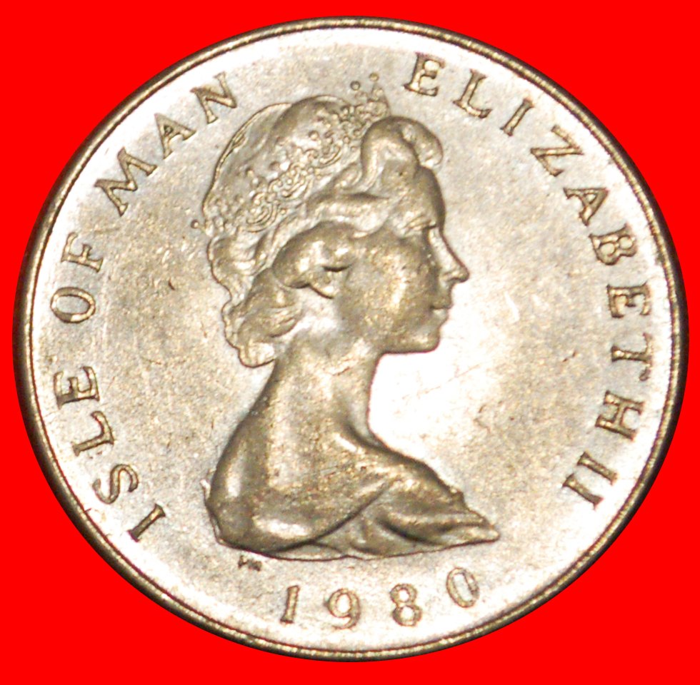  * GROSSBRITANNIEN (1980-1983): INSEL MAN ★ 5 PENCE 1980AA ELISABETH II. 1953-2022★OHNE VORBEHALT!   