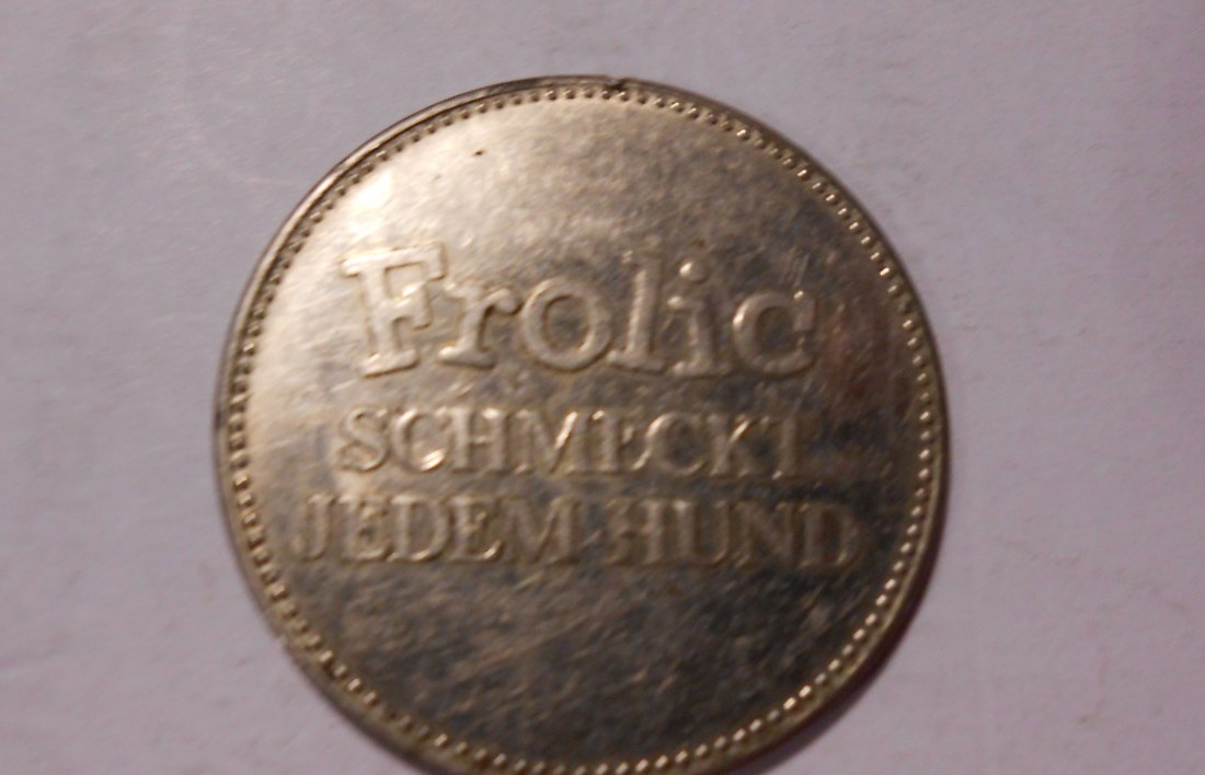  T:1.4 Medaille Marke  Frolic Bernhardiner   