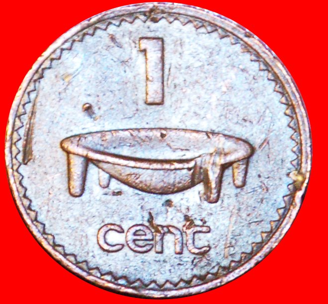 * AUSTRALIA (1969-1985): FIJI ★ 1 CENT 1976 BOWL! ELIZABETH II (1953-2022)★LOW START ★ NO RESERVE!