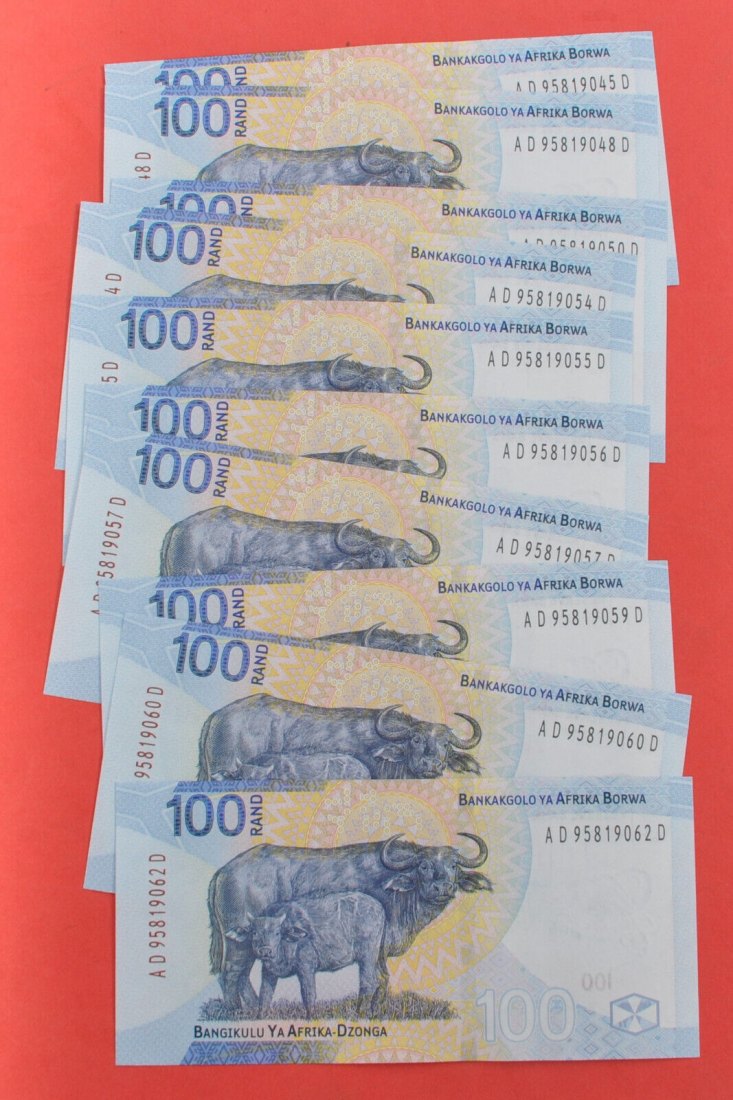  SÜDAFRIKA 100 Rand 2023, third issue, UNC (I)   