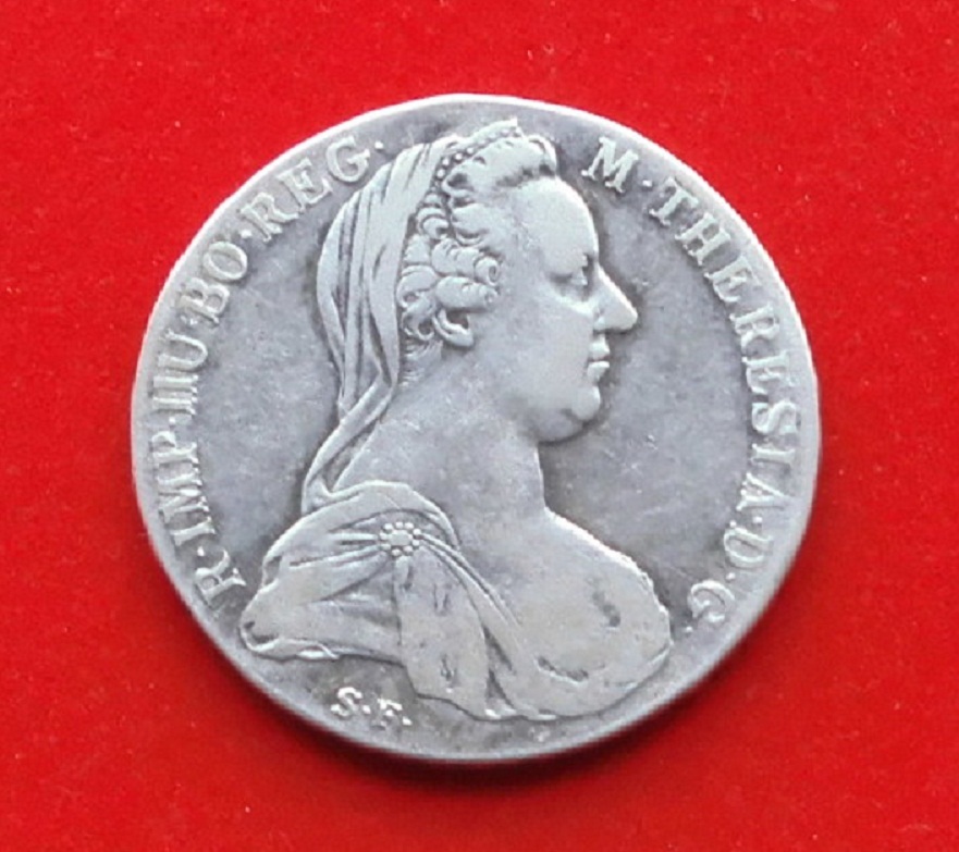  1 Stück Maria Theresia Taler 1780 Österreich Silber ECHTE ALTE PRÄGUNG absolut rar !   