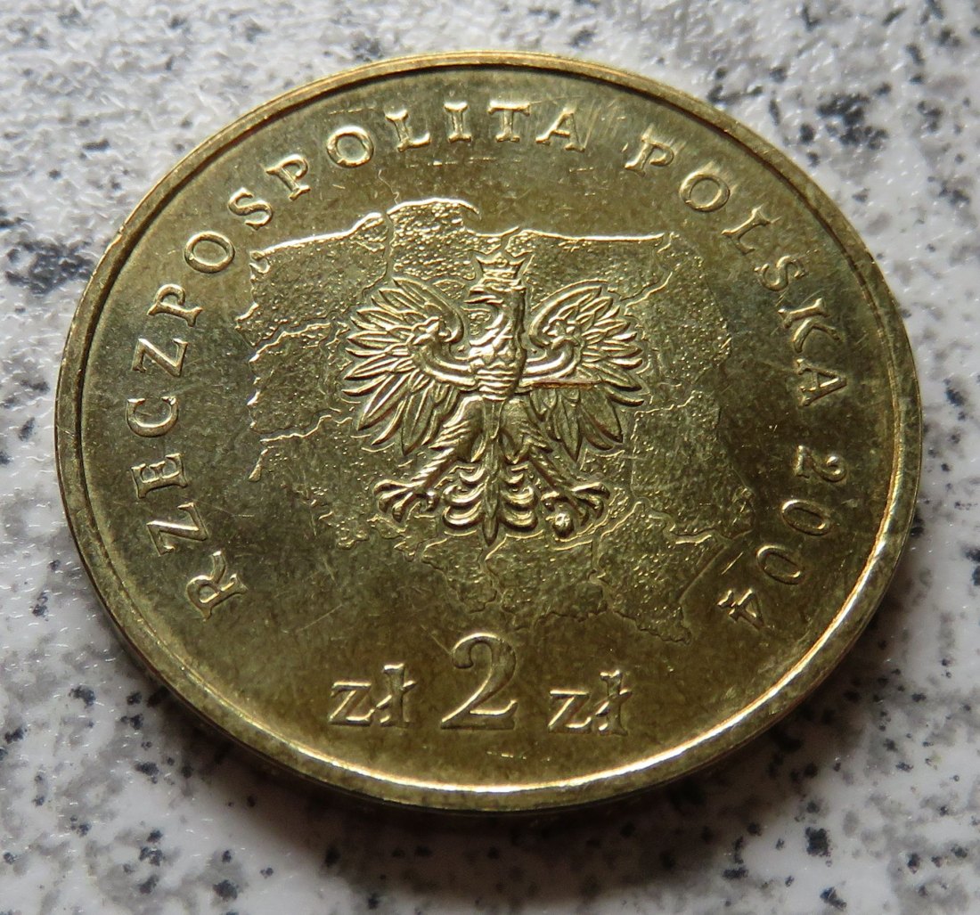  Polen 2 Zloty 2004 Niederschlesien   