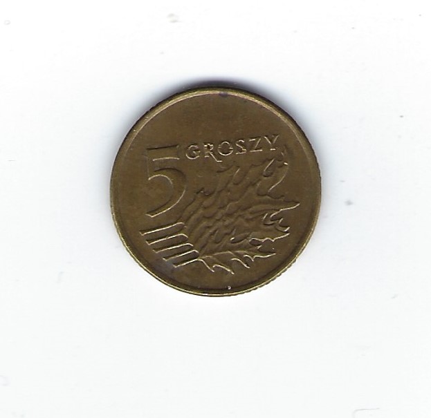  Polen 5 Groszy 1992   