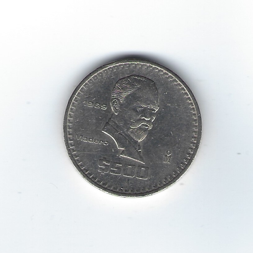  Mexiko 500 Pesos 1989   