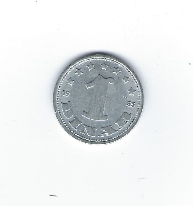  Jugoslawien 1 Dinar 1953   